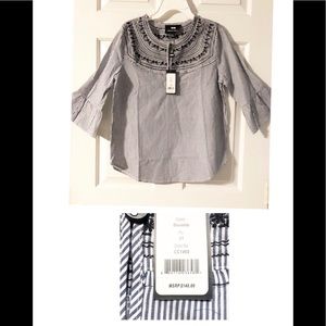 Coco Colette Bell Sleeve Top Sz Small